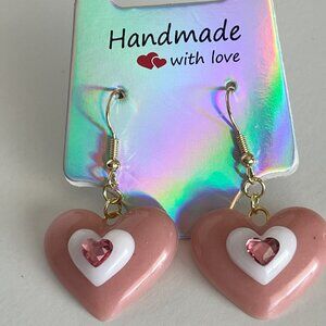 Tripple Hearts Dangle Earrings